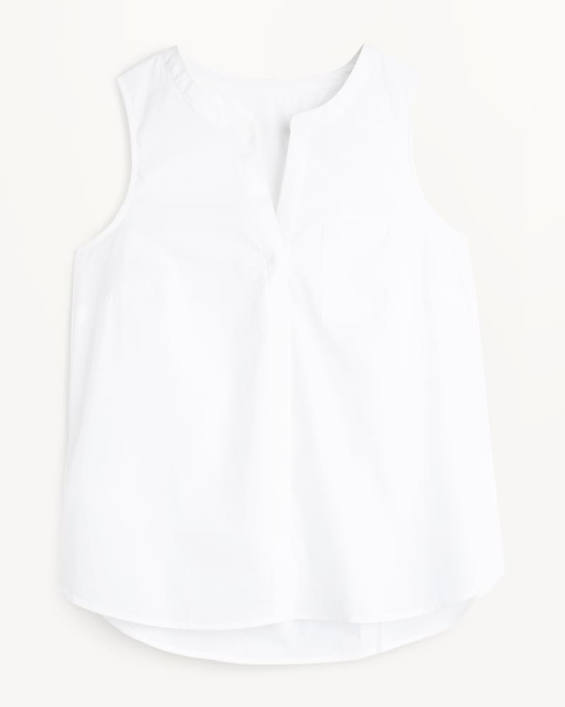Front of plus size Ezra Sleeveless Blouse by Molly&Isadora | Dia&Co | dia_product_style_image_id:163835